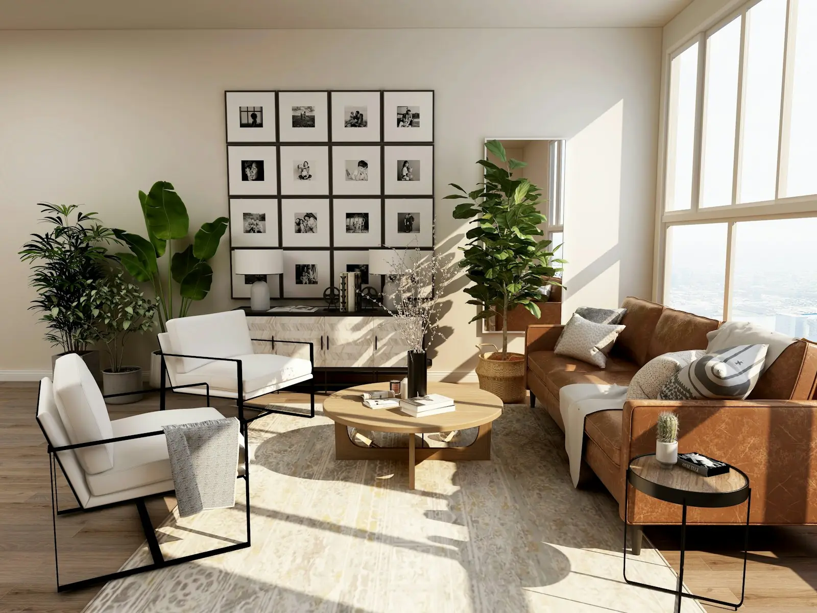 A finished HomeLand living room